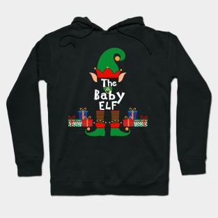 Funny Family Matching Christmas Baby Elf Hoodie